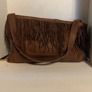 Large soft leather purse. Cool Fringe. I believe vintage. 👜👜👜👜👜